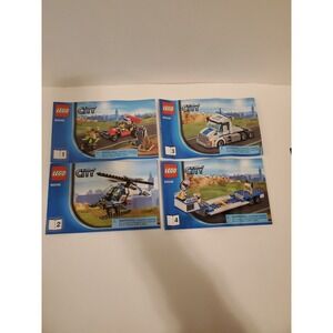 LEGO City 60049  Helicopter Transporter INSTRUCTION MANUALS ONLY Books‎ 1 2 3 4